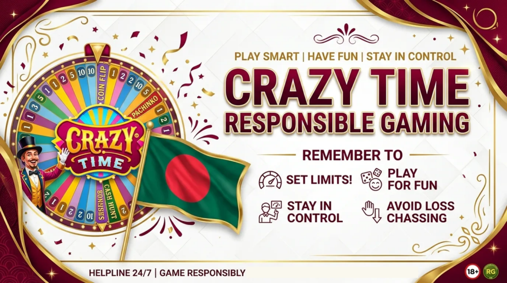 Crazy Time Bangladesh Responsible Gaming
